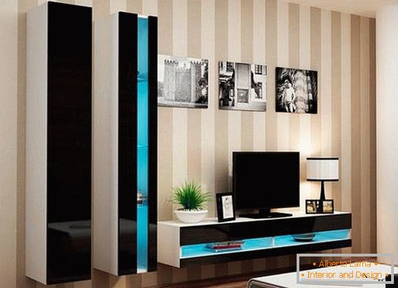 muebles modulares para sala de estar en un estilo moderno, foto 20