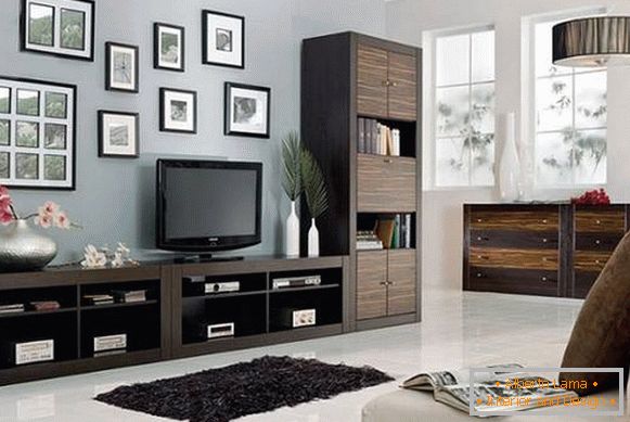 muebles modulares para sala de estar en un estilo moderno, foto 6