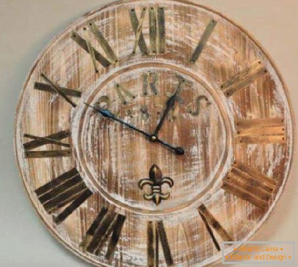 reloj de pared de madera, foto 2