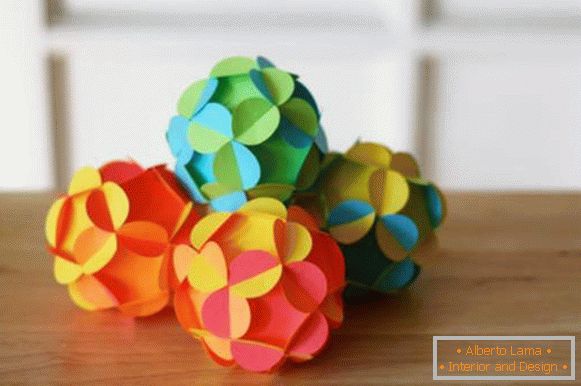 hacemos juguetes de Navidad con nuestras propias manos hechas de papel, foto 16