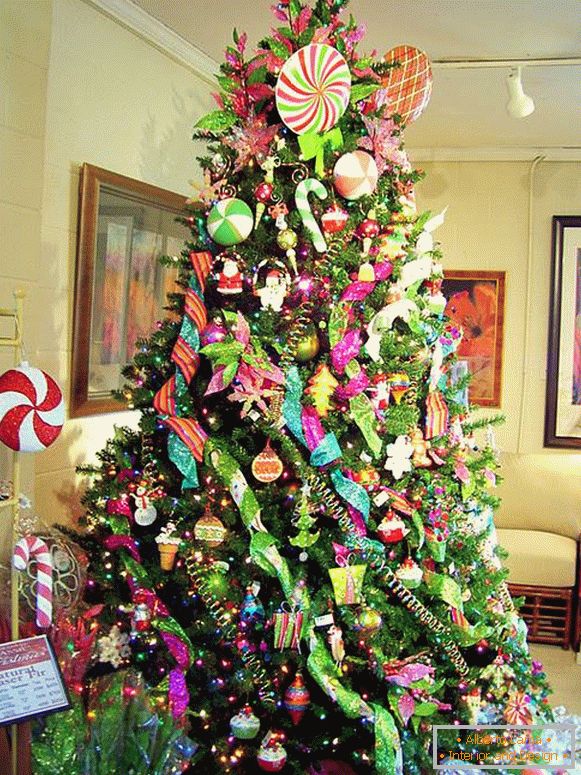 Decoración del árbol de navidad