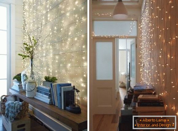 Garland LED - ideas de decoración de interiores
