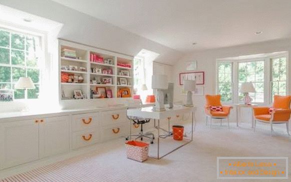 interior-con-naranja-decoración