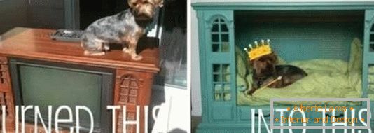 Casa de perro con manos propias