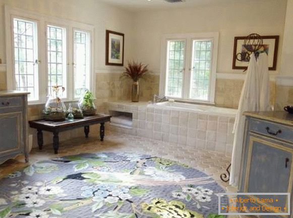 Diseño de interiores - estilo provenzal en el baño photo