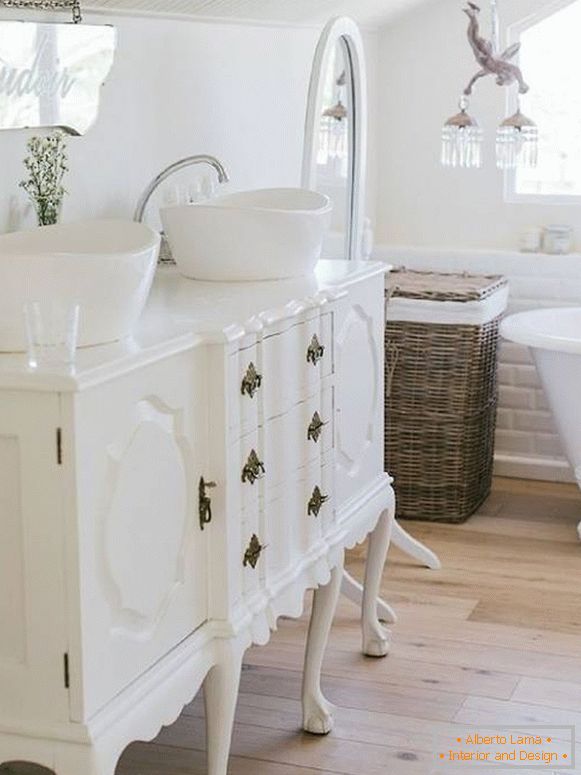 Muebles de baño blanco Provence