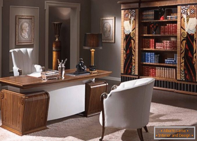 Mueble de gabinete gris by Busnelli Adamo
