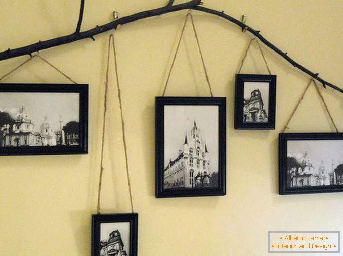 Cómo decorar una pared con fotos en marcos