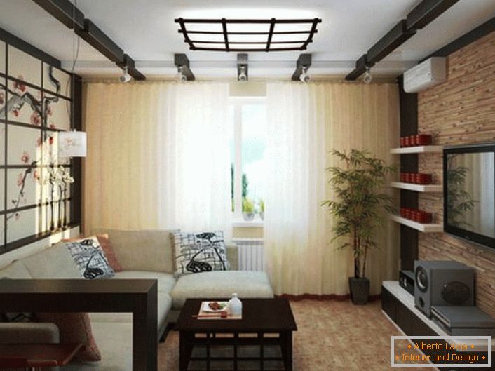 El estilo del minimalismo japonés es perfecto para el diseño de pequeños apartamentos.
