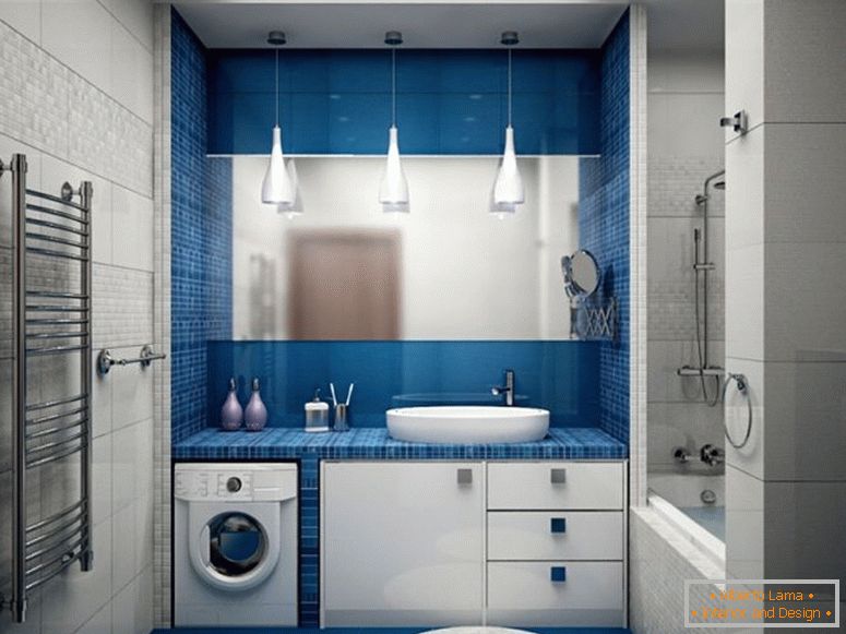 muy armoniosamente planificado-cuarto de baño-en-blanco-azul-color