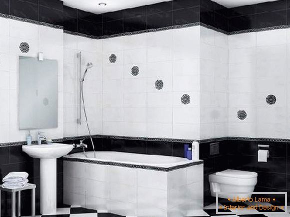 горизонтальная diseño de azulejos en el baño, foto 10