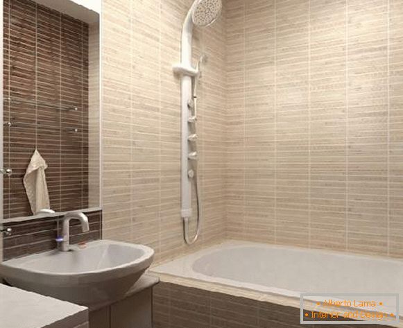 distribución de azulejos en un baño pequeño, foto 8