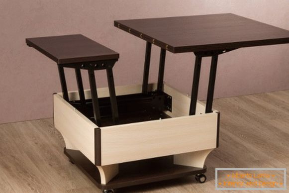 transformador de mesa plegable