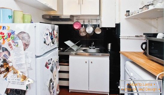 Diseño de interiores de una pequeña cocina, фото 2
