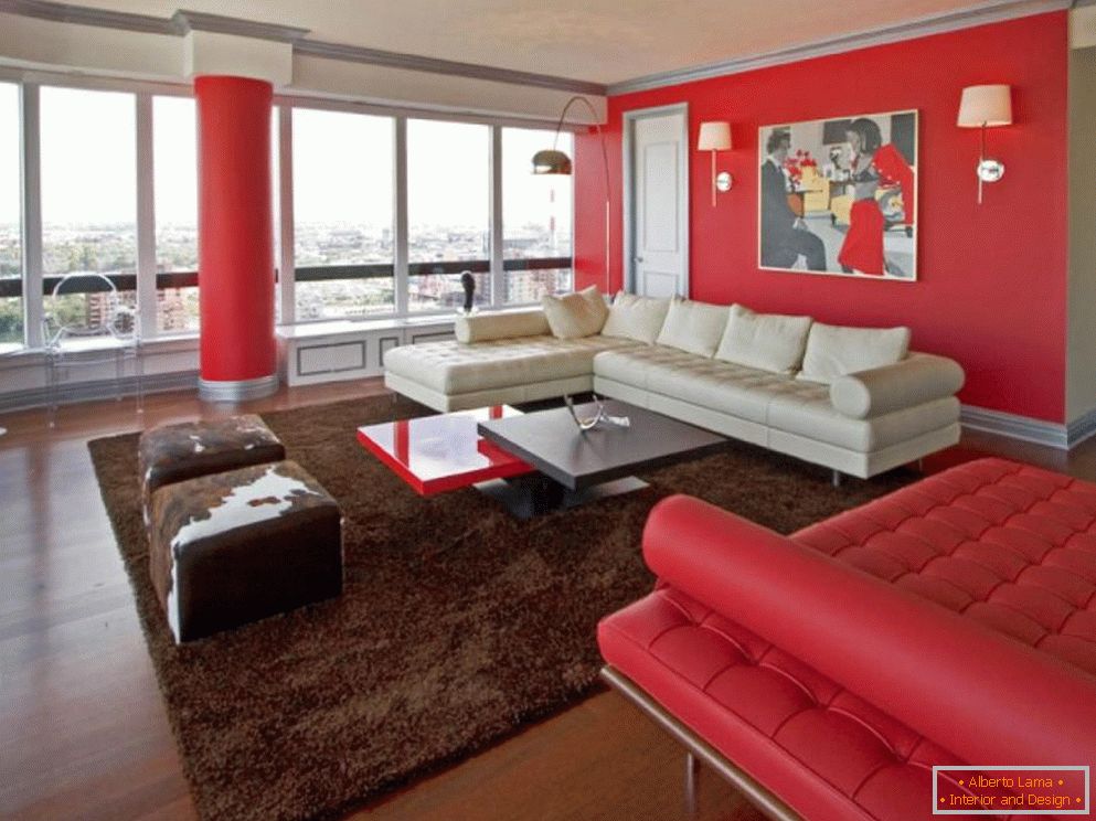 Diseño de interiores en rojo según Feng Shui