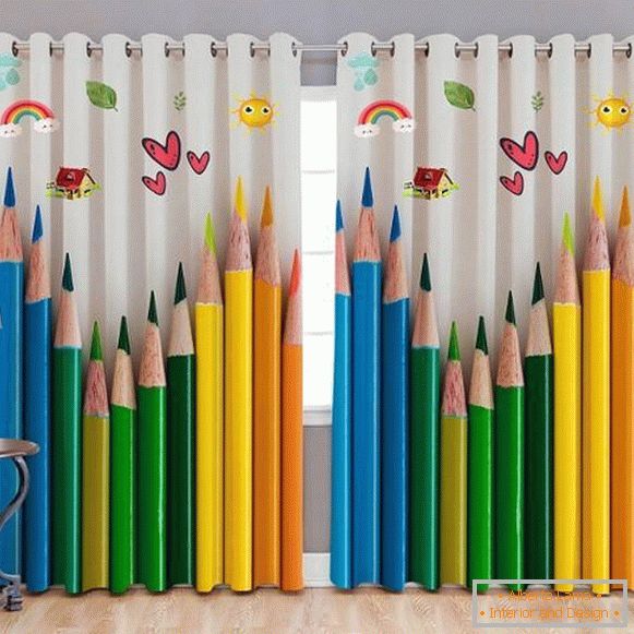 cortinas de ideas para el chico de la habitación de un niño, foto 11