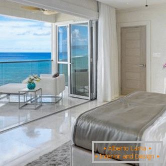 Dormitorio lila - foto de nuevas soluciones de diseño de