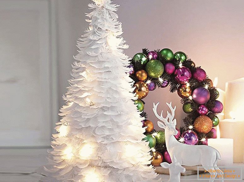 Brillante y moderna decoración navideña - фото 7