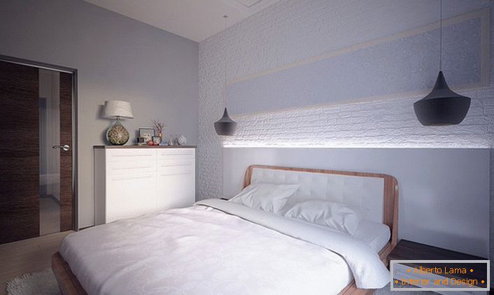 Dormitorio pequeño y luminoso