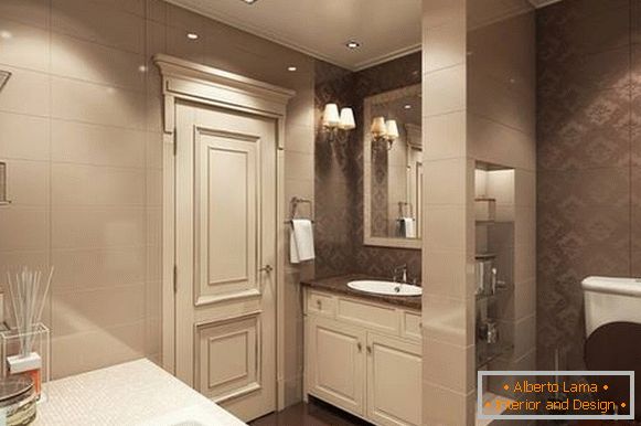 interiores de baños en una foto de estilo clásico, foto 6