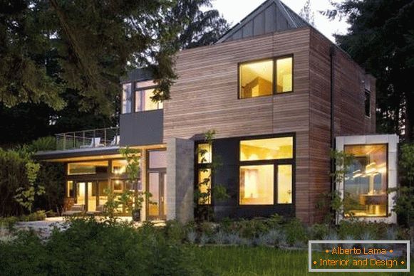 ¿Cómo se ve el diseño moderno de una casa privada?