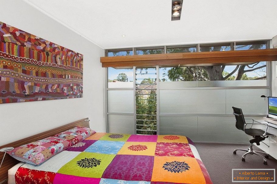 Un dormitorio en una casa de campo en Australia
