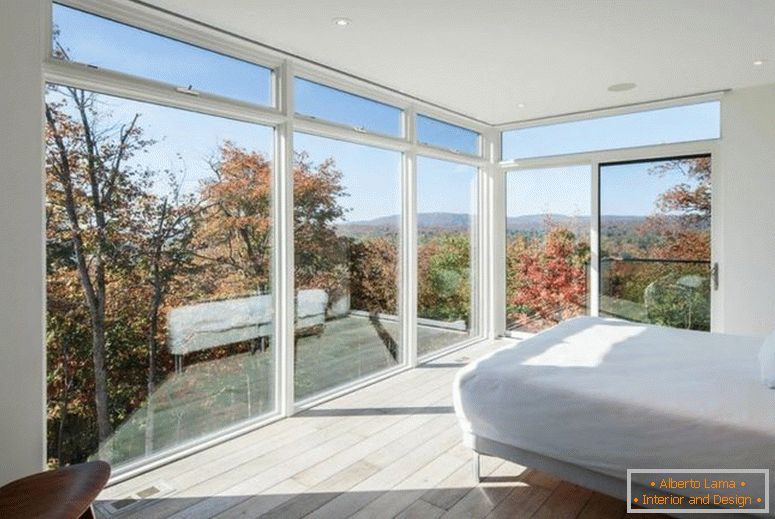 Dormitorio en el estilo del minimalismo - 70 fotos del