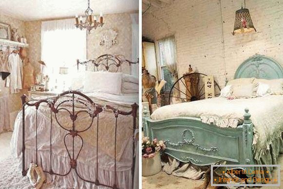 Dormitorio en el estilo de la elegancia cheby - fotos de las ideas de diseño