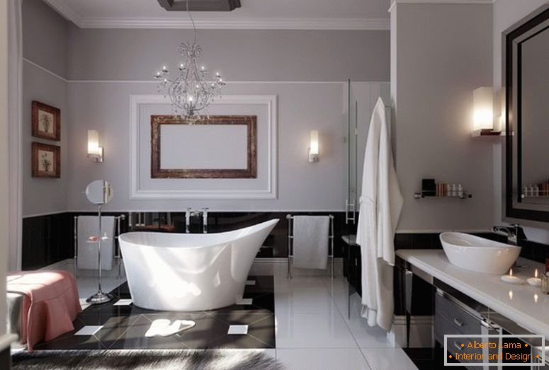 baño-con-muebles-agradables-y-iluminación moderna