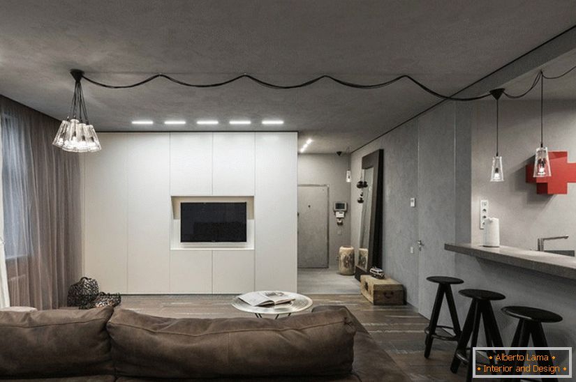 Diseño de interiores de un apartamento en Moscú