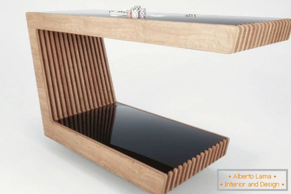 Mesa doblada de madera contrachapada, foto 10