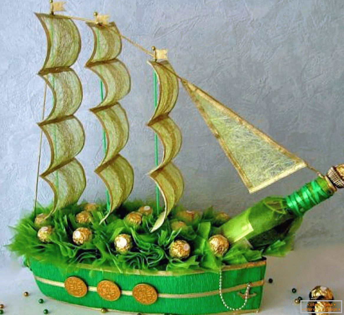 Barco de dulces