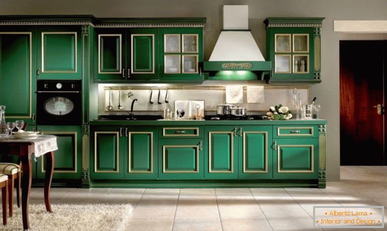 cocina-verde-color-vismap-kuchine