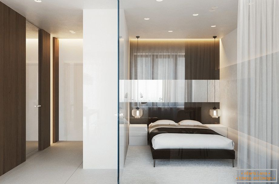 Acogedor minimalismo en un apartamento cerca de Moscú 40 m2