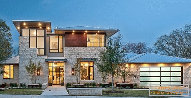 Una acogedora casa de lujo en Texas de Cornerstone Architects