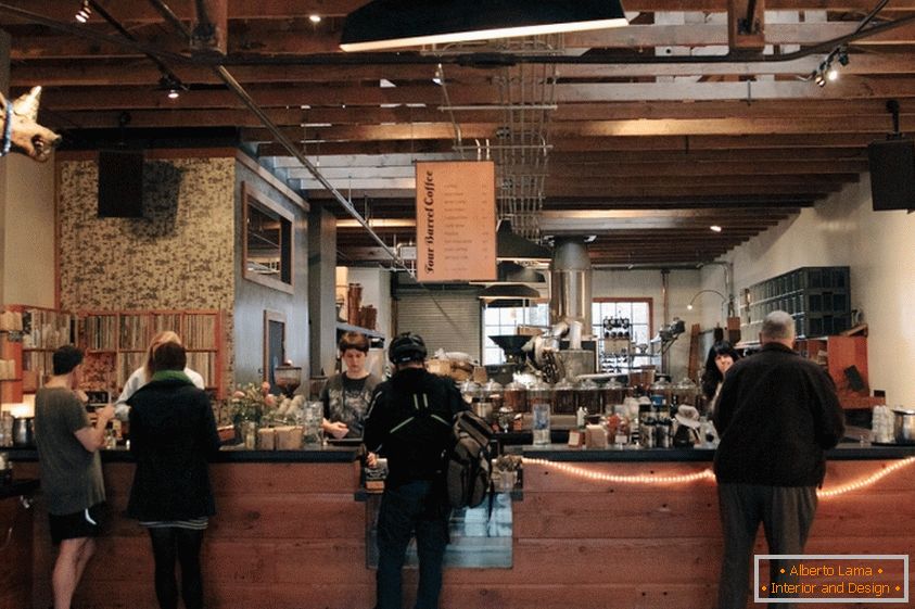 Café interior en San Francisco