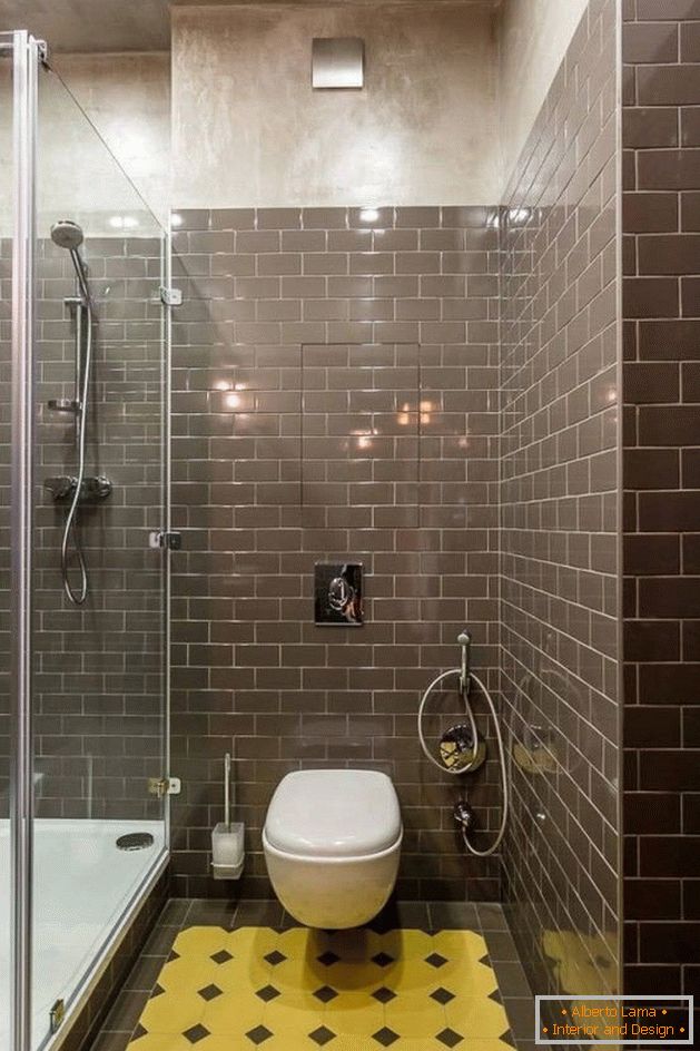 Interior del baño con una cabina de ducha