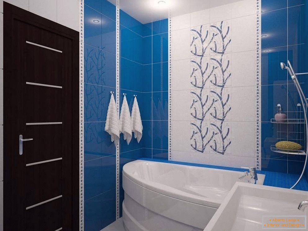 Diseño de azulejos en el baño