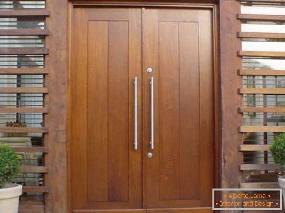 segunda puerta de entrada de madera al apartamento, foto 28