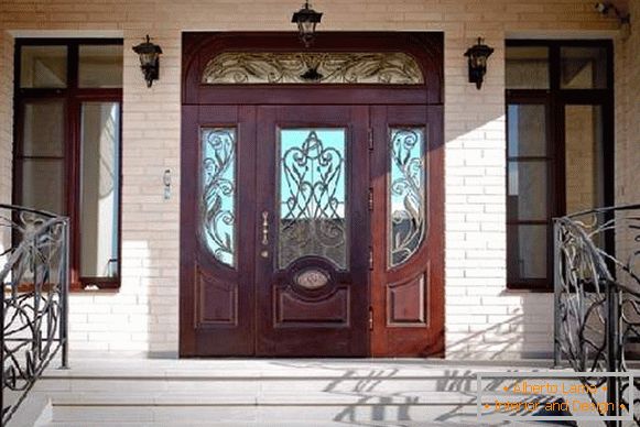 Hermosas puertas de entrada de madera, foto 35