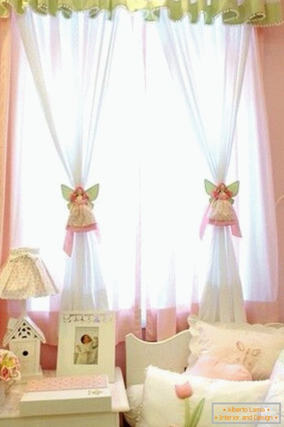 Accesorios para cortinas en angelitos infantiles