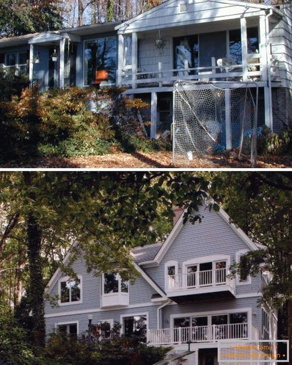Cómo hacer el segundo piso en una casa privada - fotos antes y después