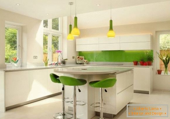 Blanco-verde-cocina-minimalismo