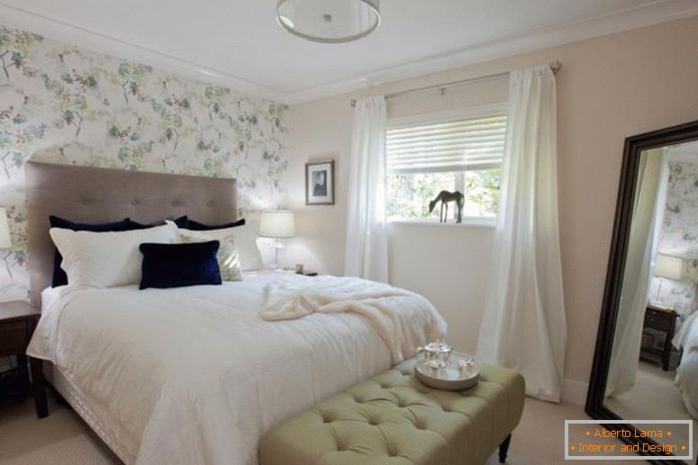 Espejo en el dormitorio: ejemplos de fotografías de